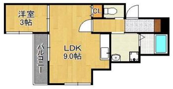 THE NOBLES戸畑IIの間取り画像