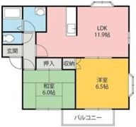 シャルマンハイツABの間取り画像