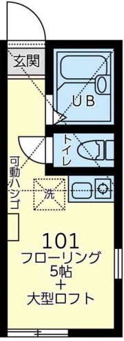 ユナイト文庫ミラフローレスの間取り画像