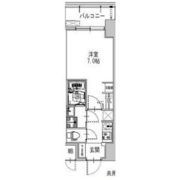 S-RESIDENCE難波大国町Tresの間取り画像
