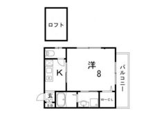 HCフラッツ青谷ガーデンの間取り画像