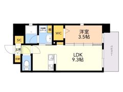 THE SQUARE Urban Residenceの間取り画像
