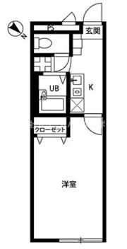 アムール 富士汐入の間取り画像