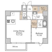 GLAM STELLA松屋町の間取り画像