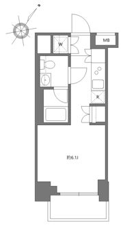 プレミアムキューブ横浜の間取り画像