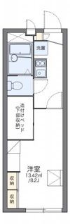 レオパレスボヌールの間取り画像