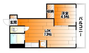 パームコーブ舟入の間取り画像