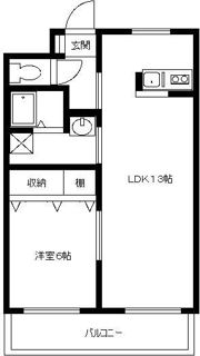 アベニュー香取の間取り画像