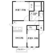 プリンシパル栗生の間取り画像