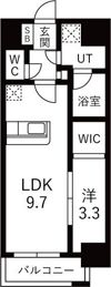 ハーモニーレジデンス名古屋今池の間取り画像
