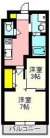 マンション中居Ⅱの間取り画像