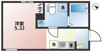オアシス五反野の間取り画像