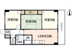 エイトバレー鈴が台の間取り画像