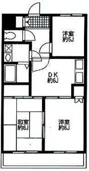 弘明寺パークコートの間取り画像