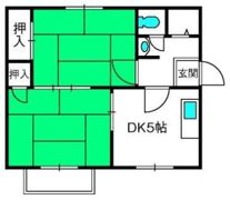 エスポワールB棟の間取り画像