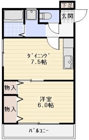 ベルエ亀有の間取り画像