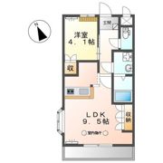 リバティ ミユウⅠの間取り画像