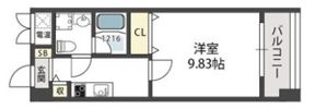 モンサンミッシェル北浜の間取り画像