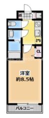 ディクス大阪城EASTレジデンスの間取り画像