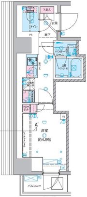ジェノヴィア桜上水Ⅱの間取り画像