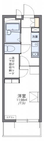 レオパレスプランドール稲城の間取り画像