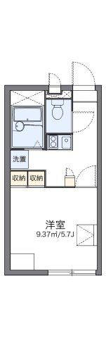 レオパレスワールドⅡの間取り画像