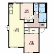 サニーフラットM Bの間取り画像