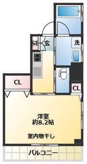 AxisFlow（アクシスフロー）の間取り画像