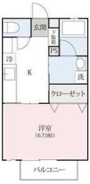 メイプルハイツK棟の間取り画像