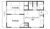 コーポさつき（空港通3）の間取り画像