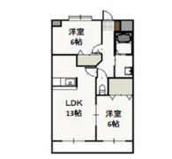 プレジール奥田の間取り画像