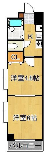 ヴァリーゴールド足立の間取り画像
