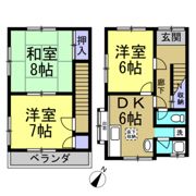 富木島町前田面貸家の間取り画像
