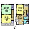 富木島町前田面貸家の間取り画像