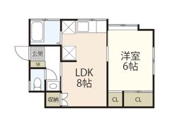 アルル庚午の間取り画像