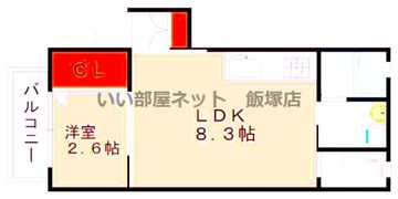 ブルーマリヌの間取り画像