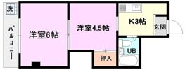 トゥリオーニ守口 Bの間取り画像