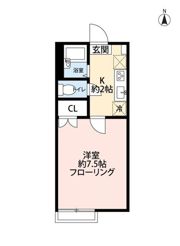 Welina SHOEⅡの間取り画像