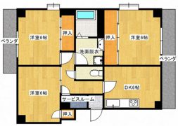 第一沖根ビルの間取り画像