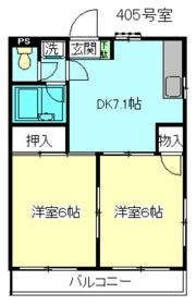富士見ハイツの間取り画像