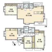 立野町戸建の間取り画像