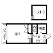 フローリア福室の間取り画像