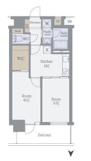 Rising Place 錦糸町二番館の間取り画像