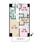 藤和シティホームズ新宿余丁町の間取り画像