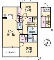 ボナールコート伴東の間取り画像