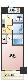 プレサンス新大阪ザ・デイズの間取り画像
