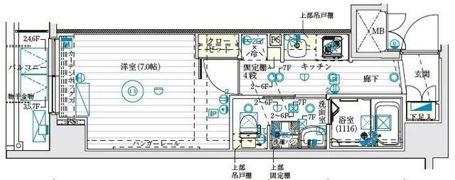 ル・リオン南大井の間取り画像