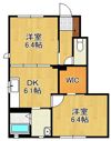 エーアスト湯川 A棟の間取り画像