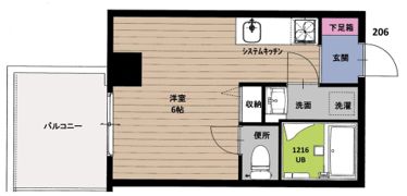 Villa City Sanjyoの間取り画像