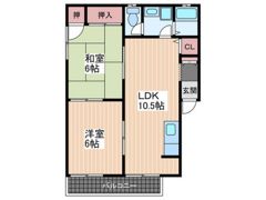セジュール幟Bの間取り画像